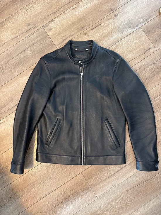 Thursday Boot Company Other - Thursday Boot Company Black Leather Bomber Racer Jacket